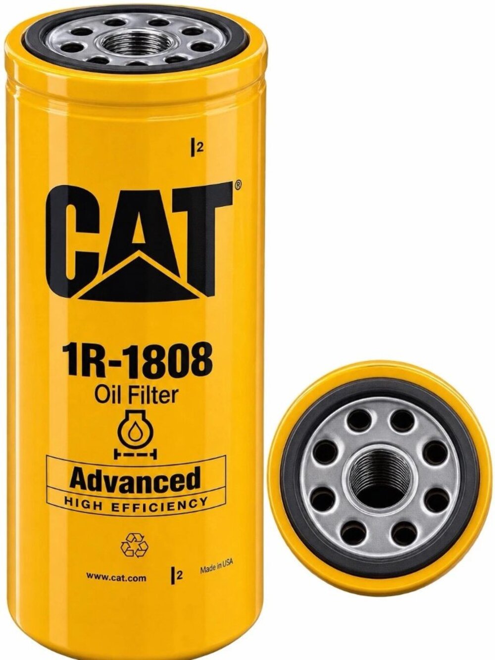 CAT Oil Filter 1R-1808 ADVANCED High Efficency